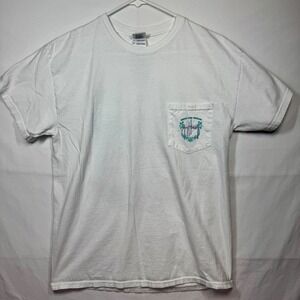 Gildan Guy Harvey Rock The Ocean Tortuga Music Festival Graphic Tee Sz Medium‎